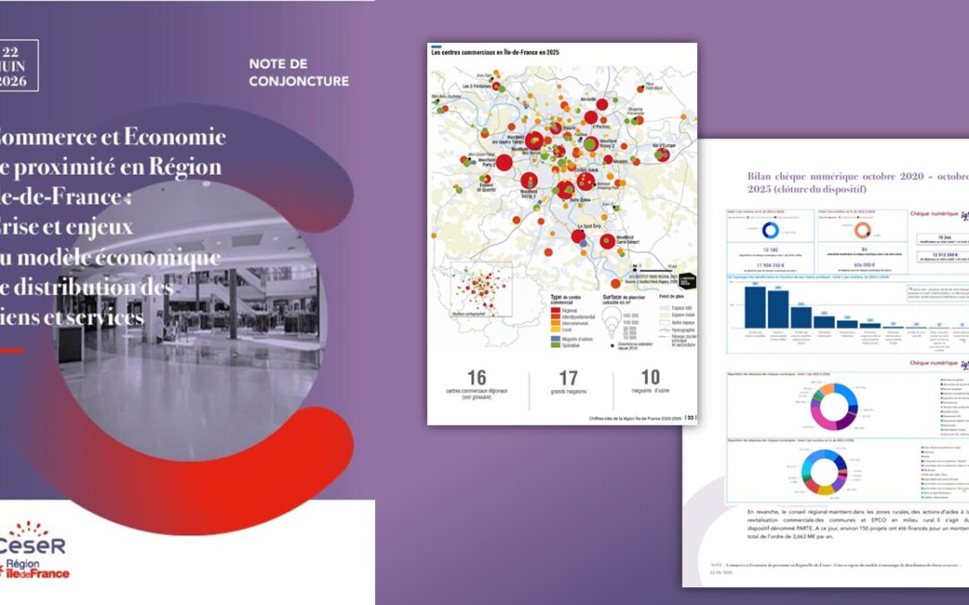 Commerce et Economie de proximité en Région Île-de-France : Crise et enjeux du modèle économique de distribution des biens et services